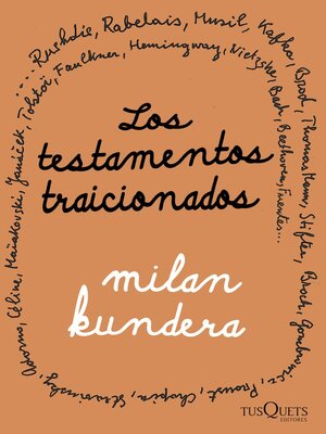 cover image of Los testamentos traicionados